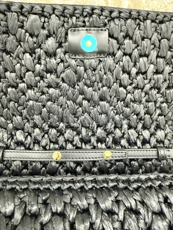 New! Prada Raffia Crochet Black Crossbody Shoulder Bag - Picture 7 of 14